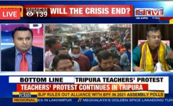 '10323 Teachers Protest is a Protest of the CPI-M Party' : Education Minister Ratanlal Nath's Anti-Teachers Statement in National Media 